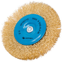 Корщетка дисковая (100 мм; латунная проволока) для дрели Hogert Technik HT7D712