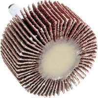 Круг шлифовальный лепестковый радиальный (40x20 мм; хвостовик 6 мм; P80) HOEGERT TECHNIK HT8D003