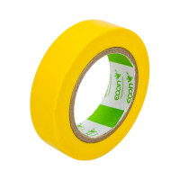 Изолента ECON 15/10/0,13, жёлтый 15101307