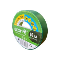 Изолента ECON 15/10/0,13, зелёный 15101306