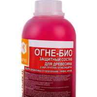 Огнебиозащитный состав для древесины APIS FIRE PROTECTION БАРЬЕР Эконом, бутылка 1 кг 4665296512383