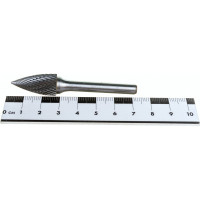 Бор-фреза форма G парабола с заостренной головой DC (12х25/70 мм; хвостовик 6 мм) D.BOR RB-DC-G-12-070-6