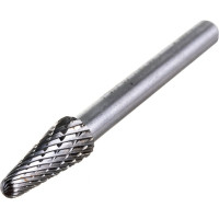 Бор-фреза форма L конус с закругленной головой DC (8х20/65 мм; хвостовик 6 мм) D.BOR RB-DC-L-08-065-6