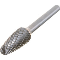 Бор-фреза форма F парабола с закругленной головой DC (12х25/70 мм; хвостовик 6 мм) D.BOR RB-DC-F-12-070-6