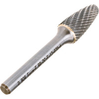 Бор-фреза форма F парабола с закругленной головой DC (12х25/70 мм; хвостовик 6 мм) D.BOR RB-DC-F-12-070-6