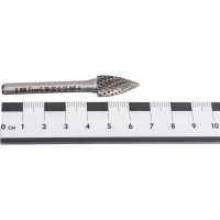 Бор-фреза форма G парабола с заостренной головой DC (10х20/65 мм; хвостовик 6 мм) D.BOR RB-DC-G-10-065-6