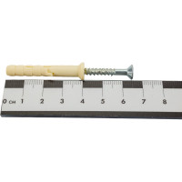 Дюбель-гвоздь Госкреп 6х40 потайной, нейлон (12 шт) 4-0013180