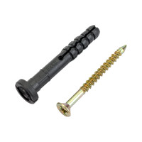 Дюбель-гвоздь Госкреп 6х40 цилиндр, нейлон, 12 шт 4-0013190