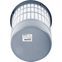 Сетчатая корзина для бумаг STAFF Basic 9 л серая 237916