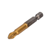 Бита магнитная Philips (10 шт; 50 мм; Ph2; 1/4; titan) МастерАлмаз 10501016