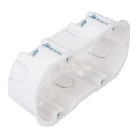 Коробка BYLECTRICA для 2-х местной рамочно-узловой сборки гипсокартон 146х76х42 мм К-219