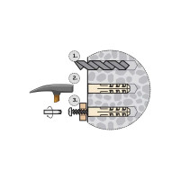 Дюбель-гвоздь BULLIT DSI UK 6x40, 30 шт. 14-0013760