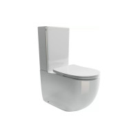 Напольная пристенная чаша унитаза Ceramicanova METROPOL Rimless CN4001-B