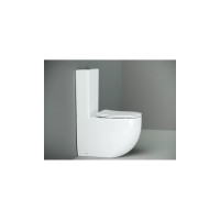 Напольная пристенная чаша унитаза Ceramicanova METROPOL Rimless CN4001-B