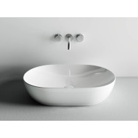 Накладной умывальник чаша Ceramicanova Element овальная, 600х415х135 мм CN5009
