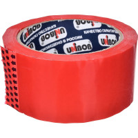 Упаковочная клейкая лента UNIBOB красная 48 мм х 66 м 600 214933