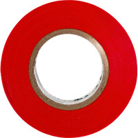 Изолента ПВХ UNIBOB 19 мм х 20 м, красная, 150 мкм 211757