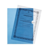 Пластиковая папка-уголок Attache A4, 100 мкм, цвет ассорти, 10 шт 1243049