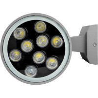 Светодиодный светильник Jazzway архитектурный PWL-300110/30D 2х9Вт 6500К GR 230В/50Гц IP65 серый фасадный 2857941B