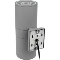 Светодиодный светильник Jazzway архитектурный PWL-300110/30D 2х9Вт 6500К GR 230В/50Гц IP65 серый фасадный 2857941B