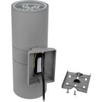 Светодиодный светильник Jazzway архитектурный PWL-300110/30D 2х9Вт 6500К GR 230В/50Гц IP65 серый фасадный 2857941B