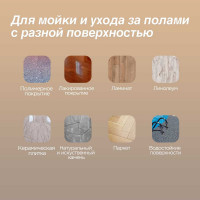 Нейтральное моющее средство для ухода за полами Мега ЛАЙТ 5 л с полирующим эффектом Н-540