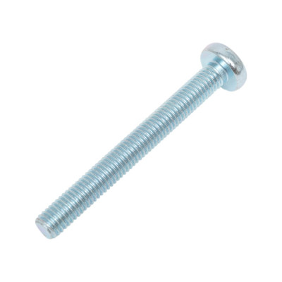 Винт ZAMETAL М8х70 полукруг. гол., DIN 7985, оц., 100 шт ZA513205