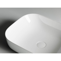 Умывальник чаша Ceramicanova накладная, прямоугольная Element 505х405х140 мм CN6008