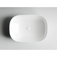 Умывальник чаша Ceramicanova Element накладная, прямоугольная 455х325х135 мм CN6009