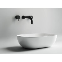 Умывальник чаша Ceramicanova Element накладная, прямоугольная 455х325х135 мм CN6009