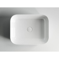 Умывальник чаша Ceramicanova Element накладная, прямоугольная, 500х390х130 мм CN6011