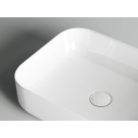 Умывальник чаша Ceramicanova Element накладная, прямоугольная, 500х390х130 мм CN6011