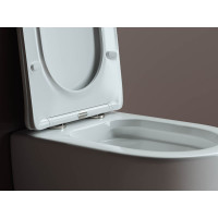 Подвесной унитаз Ceramicanova MIA Rimless с крепежом, с сиденьем-крышкой с микролифтом CN1805