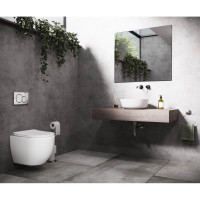 Подвесной унитаз Ceramicanova MIA Rimless с крепежом, с сиденьем-крышкой с микролифтом CN1805