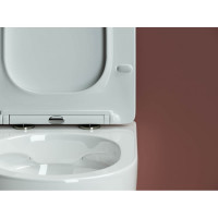 Подвесной унитаз Ceramicanova FORMA Rimless с крепежом, с сиденьем-крышкой с микролифтом CN3009