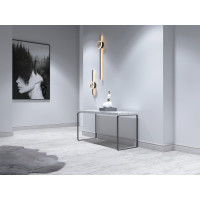 Напольный плинтус Decor-Dizayn ударопрочный, влагостойкий, дуб беленый, 79х13х2400 мм 005-89SH