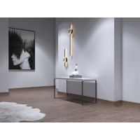 Напольный плинтус Decor-Dizayn ударопрочный, влагостойкий, ясень 79х13х2400 мм 005-92SH