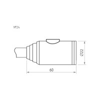 Велосипедный замок НОРА-М №24 размер - ф 10 х 1500 мм 18293