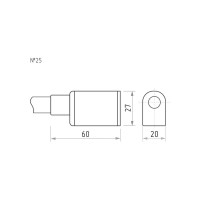 Велосипедный замок НОРА-М №25 размер - ф 10 х 1200 мм 18295