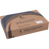 Полка Cabeus перфорированная, консольная, 2U, глубина 315 мм, SH-J017-2U-315-BK