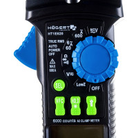 Цифровой токовый тестер HOEGERT TECHNIK с клещами HT1E620