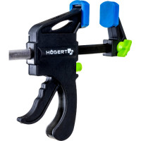 Столярная струбцина HOEGERT TECHNIK быстрозажимная, 100x34 мм HT3B935