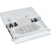 Кросс бокс Cabeus оптический, на 8 STFC, со сплайс пластиной, выдвижной ODF-19-8-ST