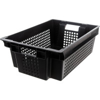 Ящик Тара.ру п/э 600х400х200 1,5кг, дно сплошное, стенки перфорированные 00346