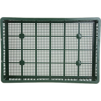 Ящик с перфорацией Тара.ру п/э 600х400х75  зелёный 06849