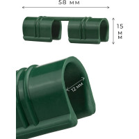 Скобы для крепления плёнки парника MasterProf 12 мм, 20 шт. ТД.030084.20