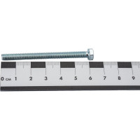 Болт с шестигранной головкой ВИРТУОЗ DIN933 5 х 60, 10 шт 21953