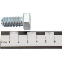 Болт с шестигранной головкой ВИРТУОЗ DIN933 12 х 25, 6 шт 32195