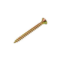 Универсальные шурупы ВИРТУОЗ 3,0х30 мм, потайная головка, желтый цинк 100 шт 02808