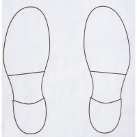 Бумажные ламинированные коврики Ф-Пласт 500шт. в коробке 1115830 10